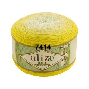 Alize Bella Ombre Batik - ovillo de algodón degradado