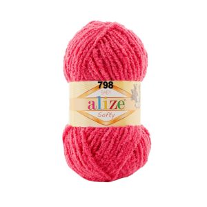 Alize Softy - lana afelpada, muestra de color