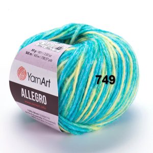 YarnArt ALLEGRO 95 YarnArt Allegro - ovillo de cordón melange