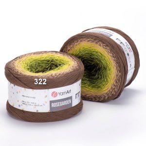 YarnArt Rosegarden - ovillo de algodón multicolor